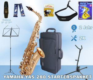Yamaha YAS 280 Alto Saxophon Starter Paket